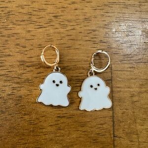 Ghost Mini Hoop Earrings